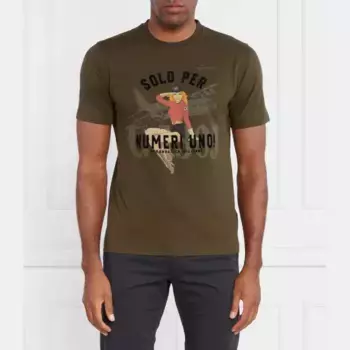 Удобная футболка Aeronautica Militare, зеленый