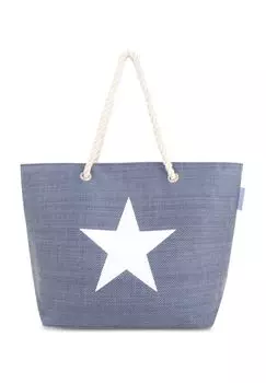 Удобная летняя сумка через плечо, пляжная сумка normani, цвет Star Blue