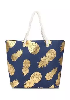 Удобная летняя сумка через плечо, пляжная сумка normani, цвет Gold Pineapple
