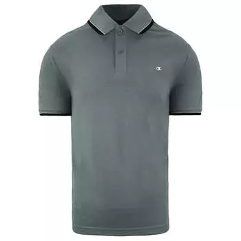 Удобная мужская рубашка-поло синего цвета Champion, синий