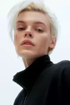 Удобная полумолния H&M, черный