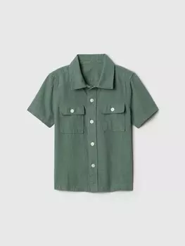 Удобная рубашка Gap, зеленый