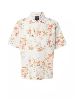 Удобная рубашка на пуговицах GAP, белый