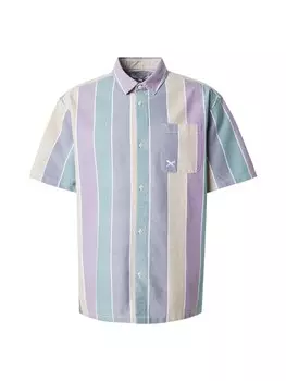 Удобная рубашка на пуговицах Iriedaily Samuel Easy, цвет Lilac/Lavender