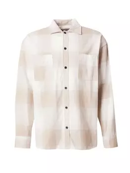Удобная рубашка на пуговицах JACK & JONES JCOREFLEX DARREN, цвет Kitt/White