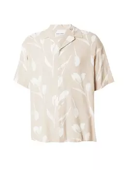 Удобная рубашка на пуговицах JACK & JONES JJEJEFF CHARGE, цвет Nude