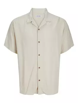 Удобная рубашка на пуговицах JACK & JONES JJEJEFF, песочный
