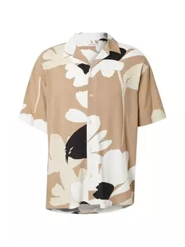 Удобная рубашка на пуговицах JACK & JONES JJJEFF, хаки