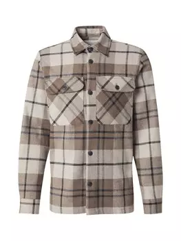 Удобная рубашка на пуговицах JACK & JONES JPRRAYMOND, цвет Mocha