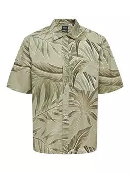 Удобная рубашка на пуговицах Only & Sons Baxtor, цвет Green/Khaki/Olive/Fir