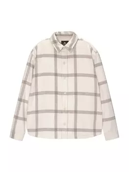 Удобная рубашка на пуговицах Pull&Bear, белый