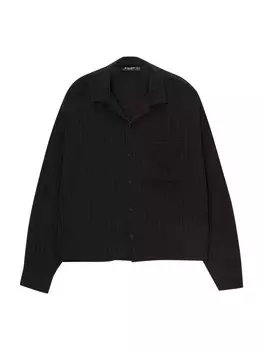 Удобная рубашка на пуговицах Pull&Bear, черный