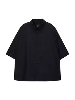 Удобная рубашка на пуговицах Pull&Bear, черный