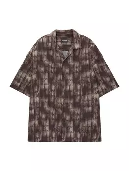 Удобная рубашка на пуговицах Pull&Bear, цвет Grenadine