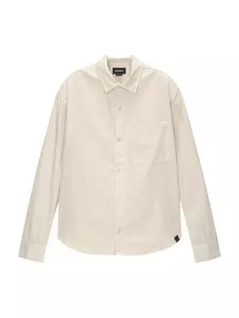 Удобная рубашка на пуговицах Pull&Bear, цвет Pastel yellow