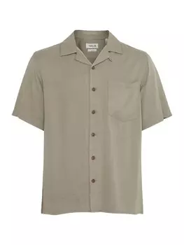 Удобная рубашка на пуговицах !Solid SDPABLO, хаки