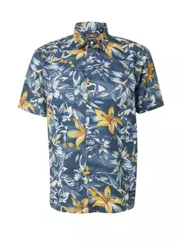 Удобная рубашка на пуговицах Superdry, цвет Blue/Light blue