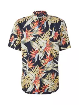 Удобная рубашка на пуговицах Superdry, темно-синий