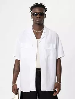 Удобная рубашка на пуговицах VAMOS CLO Athens, белый
