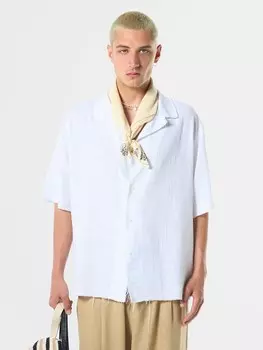 Удобная рубашка на пуговицах VAMOS CLO Irving, белый