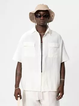 Удобная рубашка на пуговицах VAMOS CLO North Richland Hills, экрю