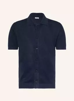 Удобная трикотажная рубашка из льна Paul, синий