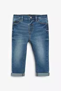 Удобные эластичные джинсы Next, синий