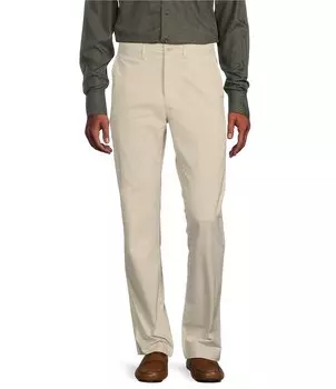 Удобные эластичные повседневные брюки из саржи Cremieux Blue Label Soho Slim Fit с плоской передней частью, бежевый