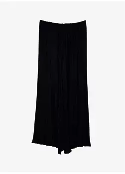 Удобные черные женские брюки с эластичной резинкой на талии Yargc