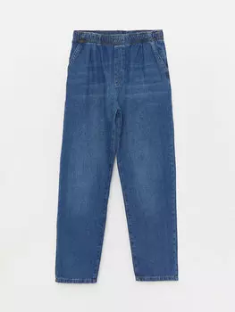 Удобные джинсовые брюки для мальчика с эластичной резинкой на талии LCW Kids
