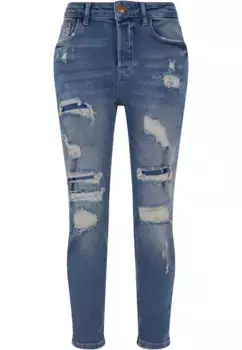 Удобные джинсы 2Y Studios "Мужские укороченные джинсы 2Y Studios Skinny 2Y Destroyed", синий