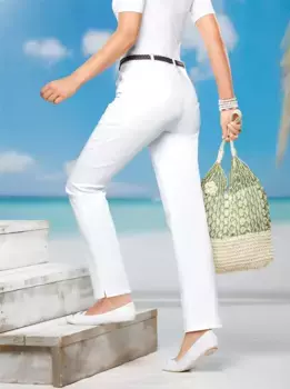 Удобные джинсы Classic Basics (1 шт.), белый