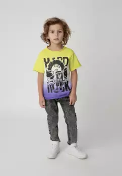 Удобные джинсы Gulliver "Серые джинсовые штаны" с состаренными краями, серый