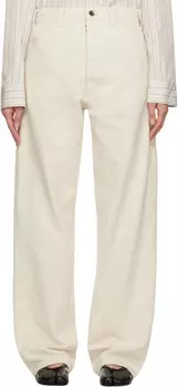 Удобные джинсы Off-White с пятью карманами Maison Margiela