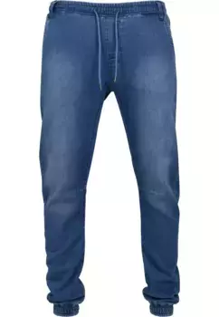 Удобные джинсы URBAN CLASSICS " Urban Classics Men's Knitted Denim Jogpants" (1 шт.), синий