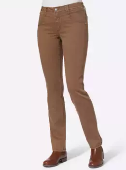 Удобные джинсы в стиле casual (1 шт.) Casual Looks, коричневый