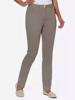 Удобные джинсы в стиле casual (1 шт.) Casual Looks, коричневый