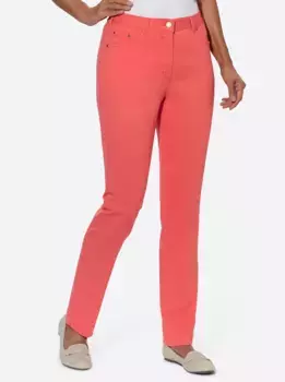 Удобные джинсы в стиле casual (1 шт.) Casual Looks, коралловый