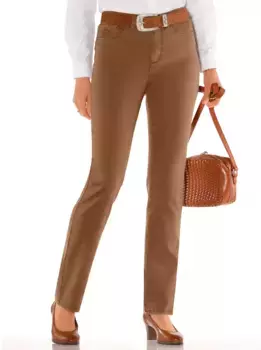 Удобные джинсы в стиле casual (1 шт.) Casual Looks, коричневый