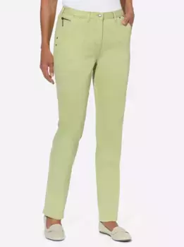 Удобные джинсы в стиле casual (1 шт.) Casual Looks, зеленый