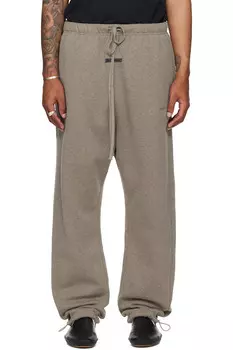 Удобные флисовые спортивные брюки с окантовкой Fear Of God Essentials, мультиколор