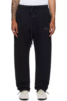 Удобные флисовые спортивные штаны Fear Of God Essentials, черный