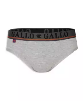Удобные хлопковые трусы Gallo, серый