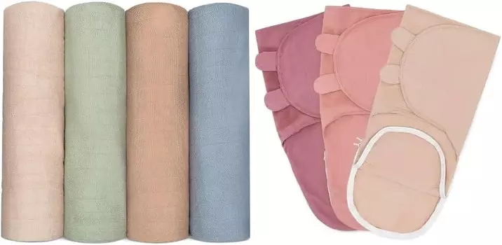 Удобные муслиновые пеленальные одеяла Cubs и пеленальные одеяла для маленьких девочек и мальчиков, легко регулируемый спальный мешок с удобной молнией в небольшом комплекте Comfy Cubs