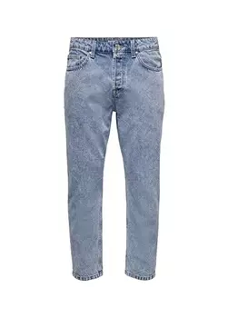 Удобные мужские джинсовые брюки с нормальной талией Only & Sons