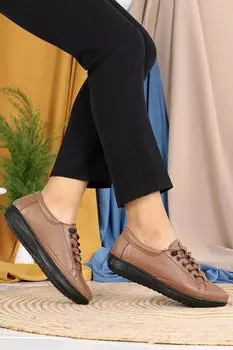 Удобные повседневные туфли для мам с гелевым каблуком Comfort P 30 Woggo, норка