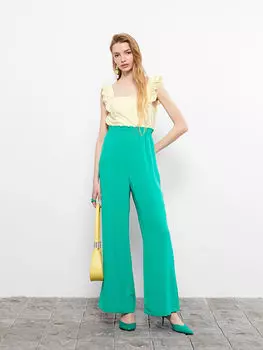 Удобные прямые женские брюки с эластичной резинкой на талии LCW Limited