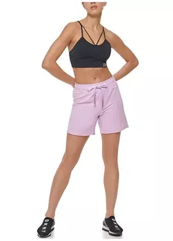 Удобные сиреневые женские шорты с нормальной талией Dkny Jeans