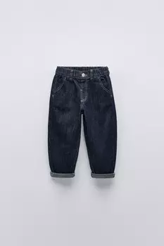 Удобные свободные джинсы ZARA, синий