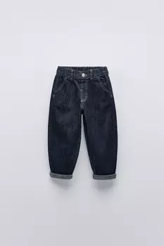 Удобные свободные джинсы ZARA, синий